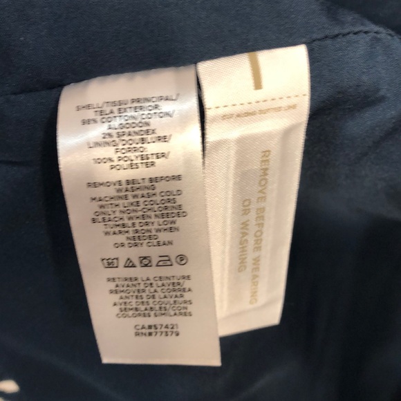 NWT Ann Taylor Modern Trench in Midnight Spruce - Picture 7 of 7